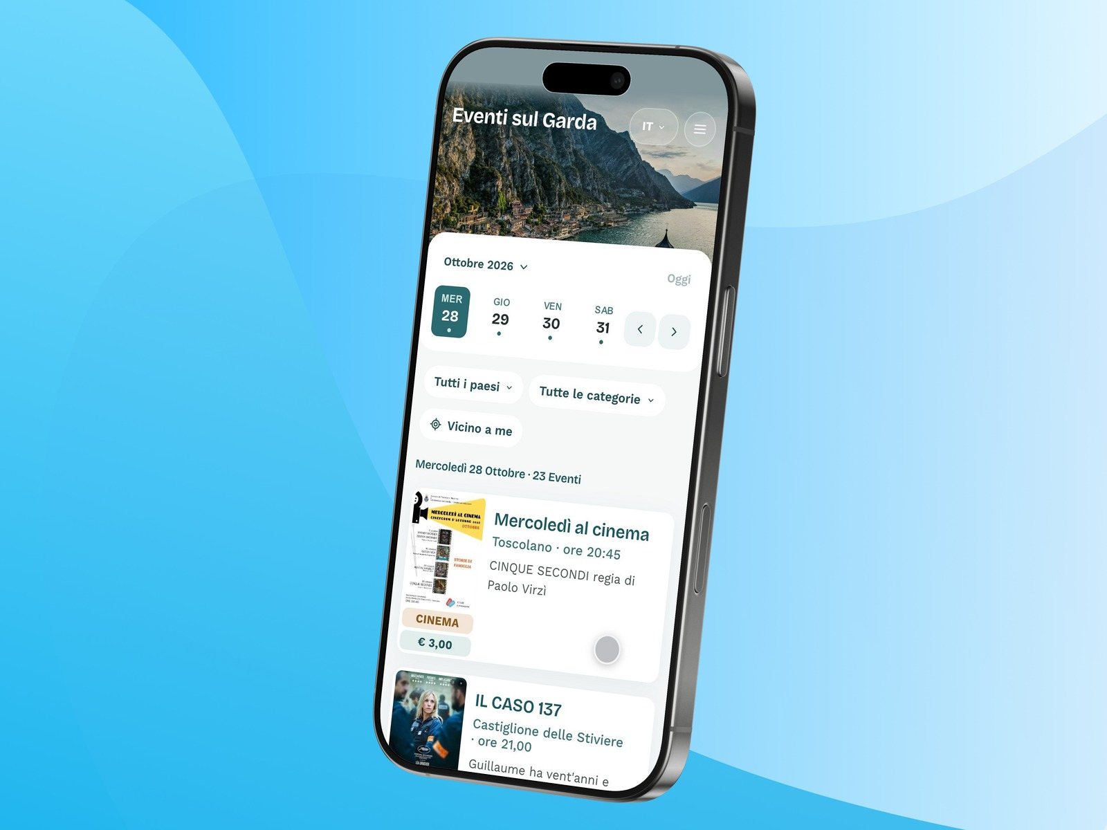 GardaDay interface